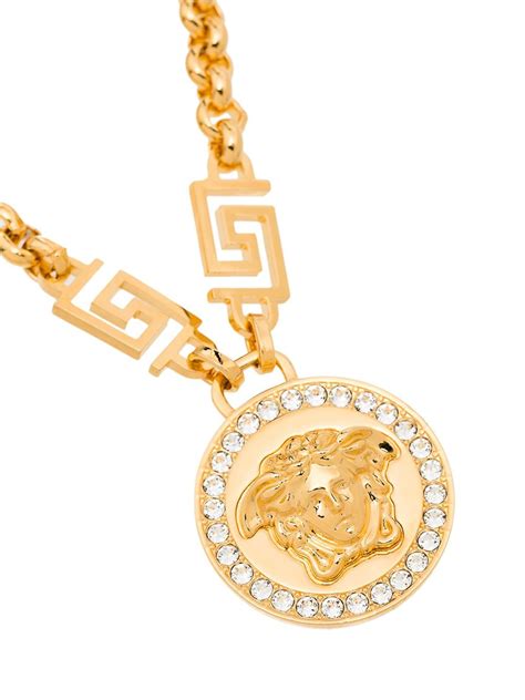 collana con scritta versace|Collane di Versace da donna .